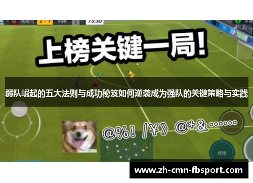 弱队崛起的五大法则与成功秘笈如何逆袭成为强队的关键策略与实践